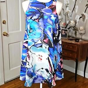 Askari Floral A-Line Dress | Multi-Color Dress #29